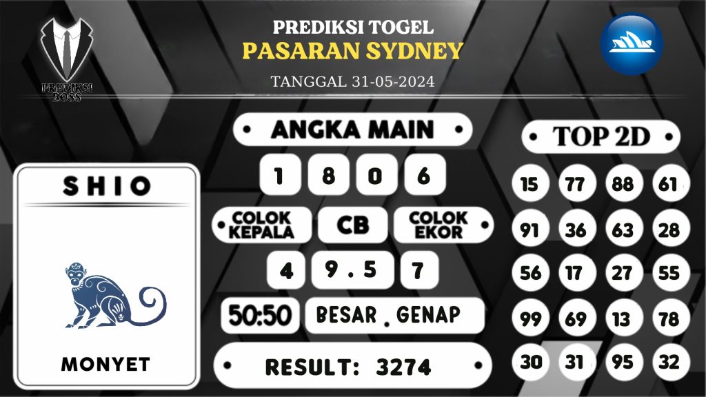 https://prediksibossquarto.com/prediksi-boss-togel-sidney-jumat-31-mei-2024/
