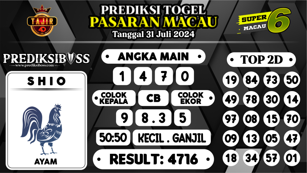 https://prediksibossquarto.com/prediksi-boss-togel-macau-rabu-31-juli-2024/