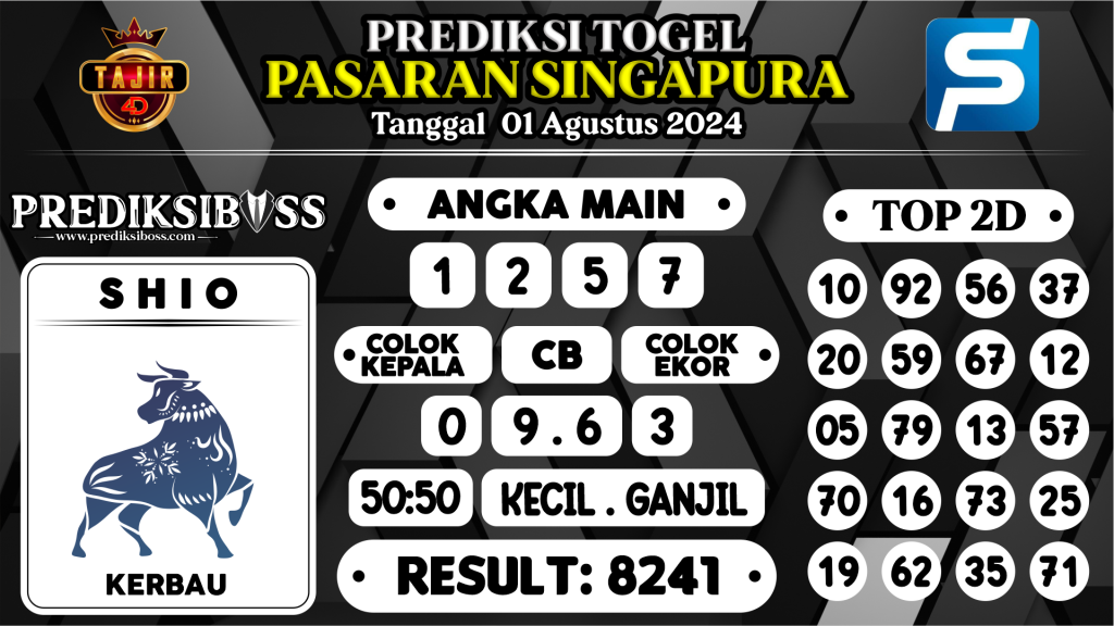 https://prediksibossquarto.com/prediksi-boss-togel-sgp-kamis-01-agustus-2024/