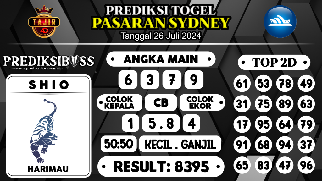 https://prediksibossquarto.com/prediksi-boss-togel-sidney-jumat-26-juli-2024/