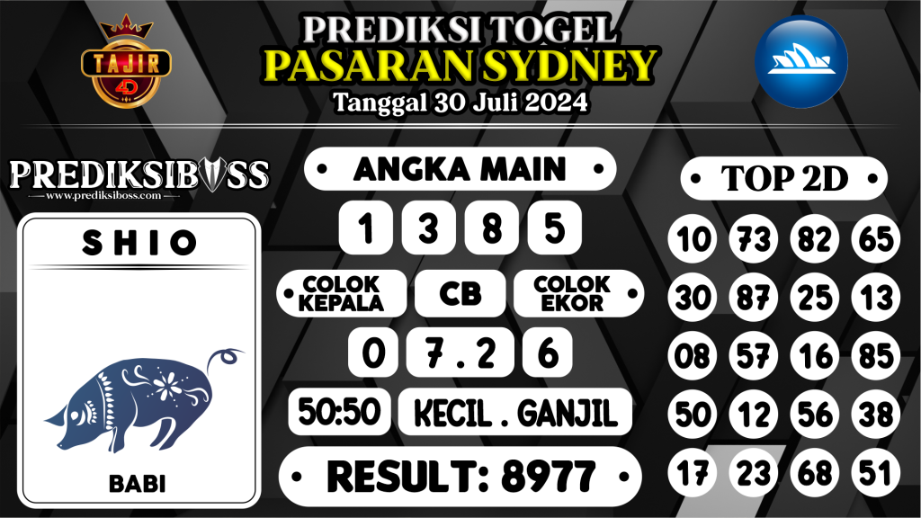 https://prediksibossquarto.com/prediksi-boss-togel-sidney-selasa-30-juli-2024/