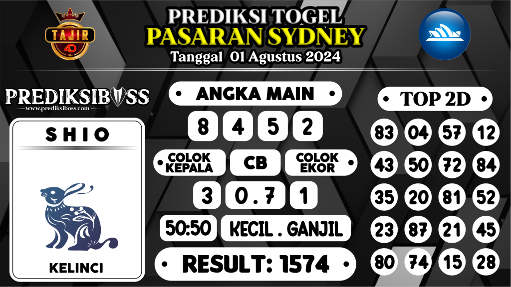 https://prediksibossquarto.com/prediksi-boss-togel-sidney-kamis-01-agustus-2024/