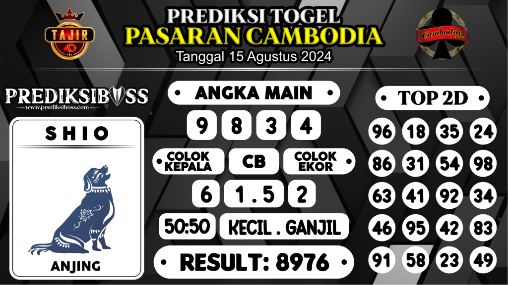 https://prediksibossquarto.com/prediksi-boss-togel-cambodia-kamis-15-agustus-2024/