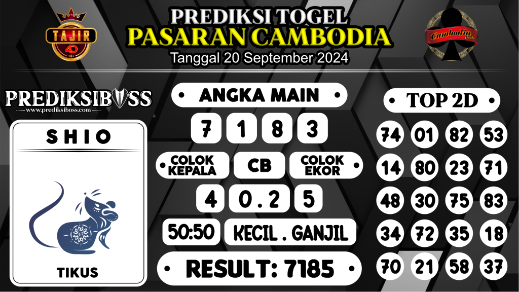 https://prediksibossquarto.com/prediksi-boss-togel-cambodia-jumat-20-september-2024/