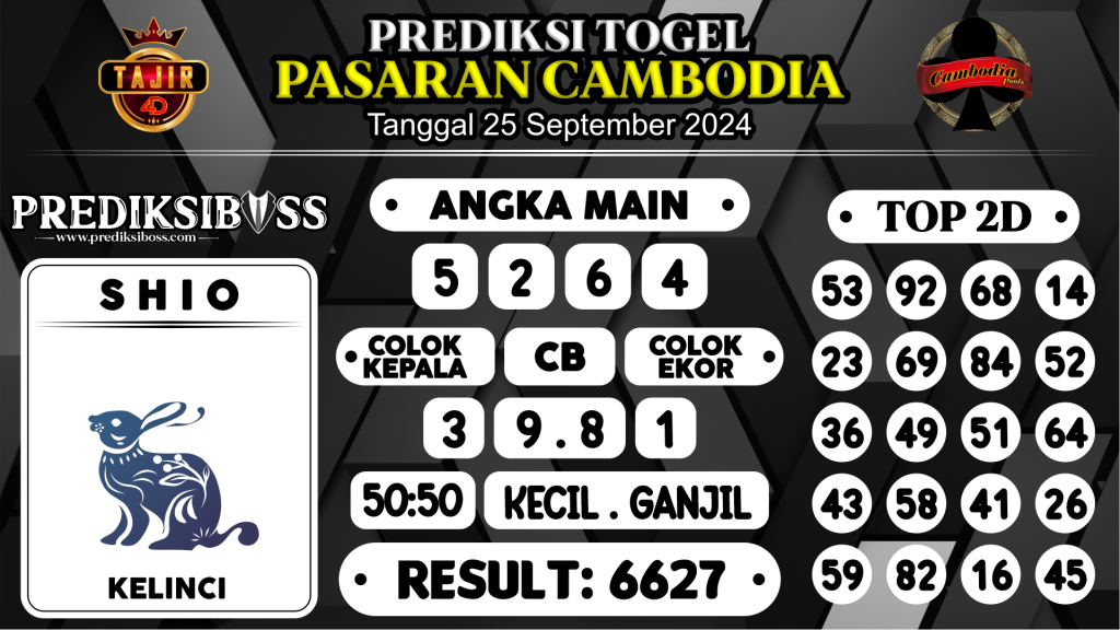 https://prediksibossquarto.com/prediksi-boss-togel-cambodia-rabu-25-september-2024/