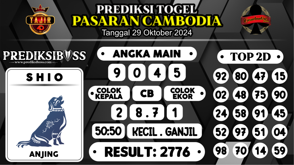 https://prediksibossquarto.com/prediksi-boss-togel-cambodia-selasa-29-oktober-2024/