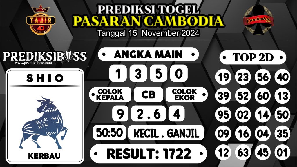https://prediksibossquarto.com/prediksi-boss-togel-cambodia-jumat-15-november-2024/