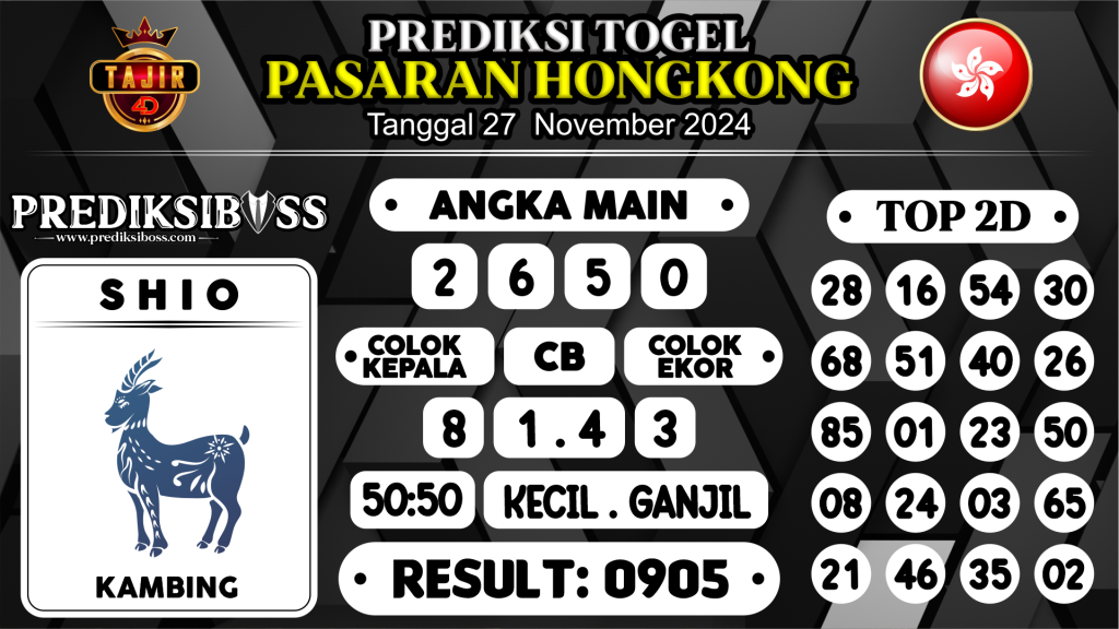 https://prediksibossquarto.com/prediksi-boss-togel-hk-rabu-27-november-2024/