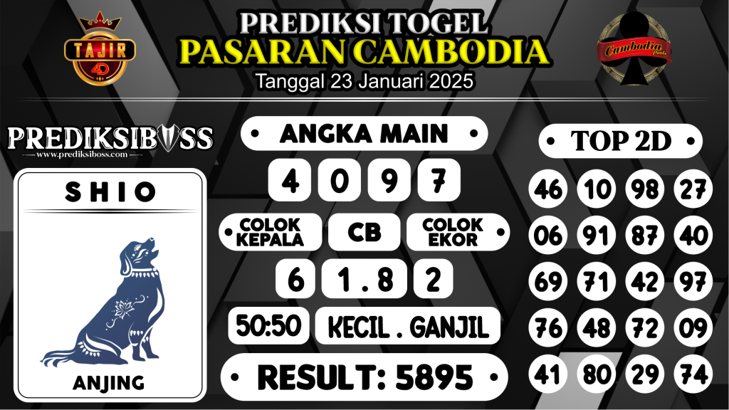 https://prediksibossquarto.com/prediksi-boss-togel-cambodia-kamis-23-januari-2025/