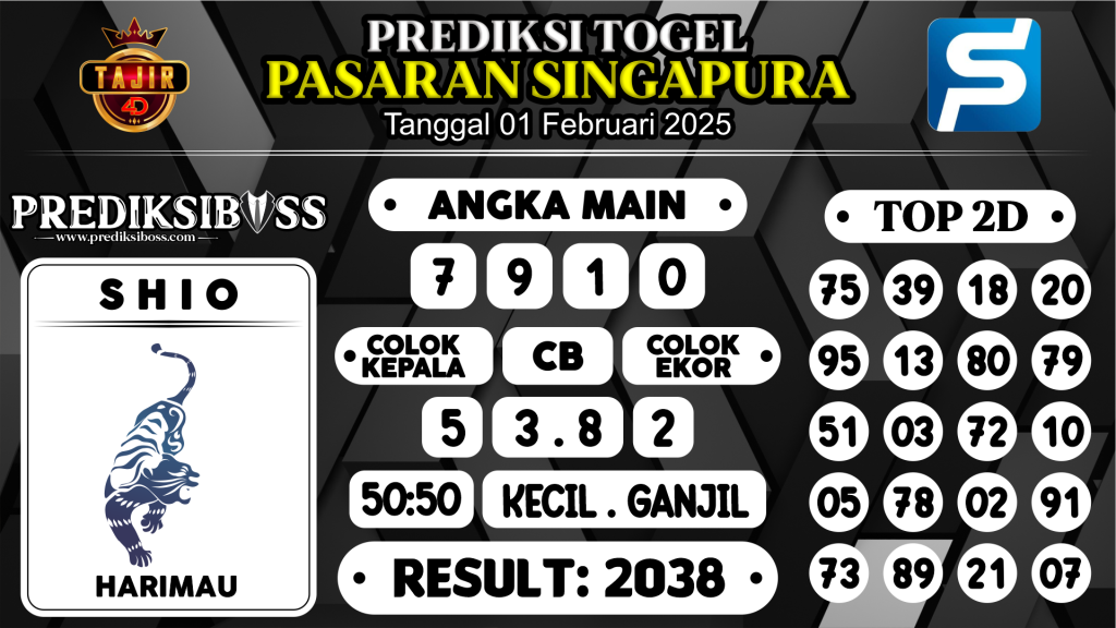 https://prediksibossquarto.com/prediksi-boss-togel-sgp-sabtu-01-februari-2025/