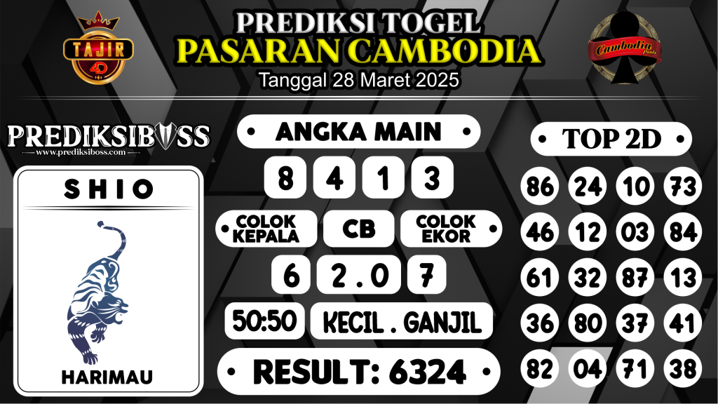 https://prediksibossquarto.com/prediksi-boss-togel-cambodia-jumat-28-maret-2025/