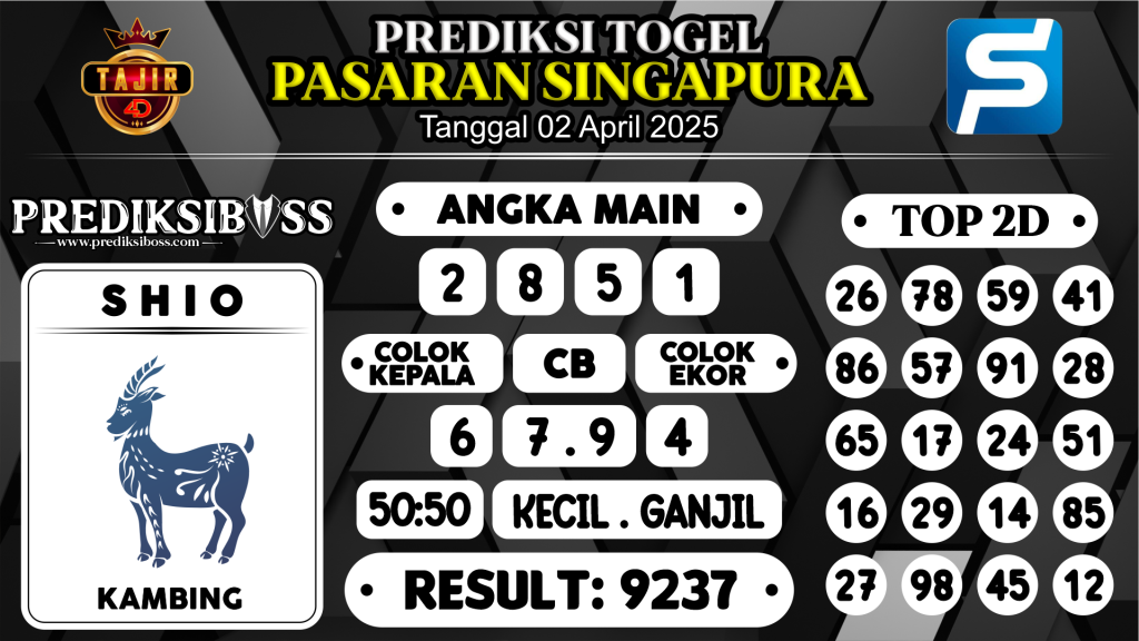 https://prediksibossquarto.com/prediksi-boss-togel-sgp-rabu-02-april-2025/