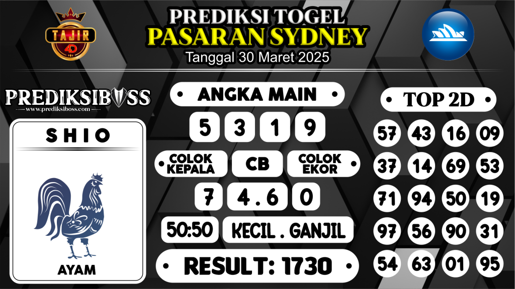https://prediksibossquarto.com/prediksi-boss-togel-sidney-minggu-30-maret-2025/