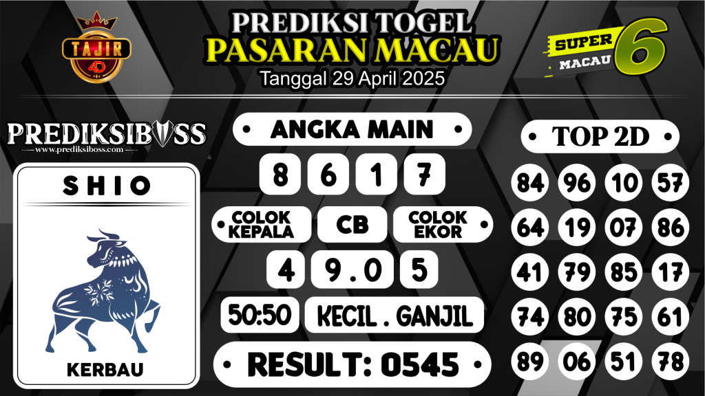 https://prediksibossquarto.com/prediksi-boss-togel-macau-selasa-29-april-2025/