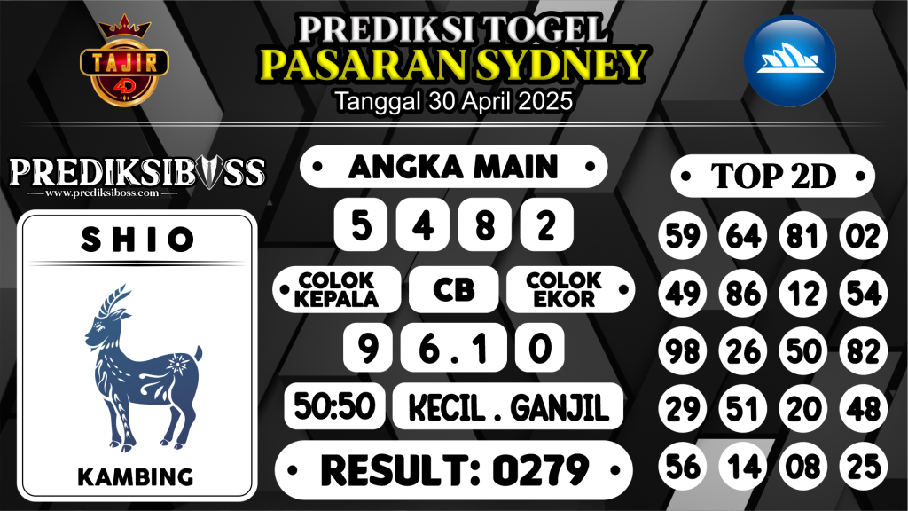 https://prediksibossquarto.com/prediksi-boss-togel-sidney-rabu-30-april-2025/