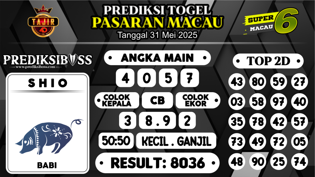 https://prediksibossquarto.com/prediksi-boss-togel-macau-sabtu-31-mei-2025/