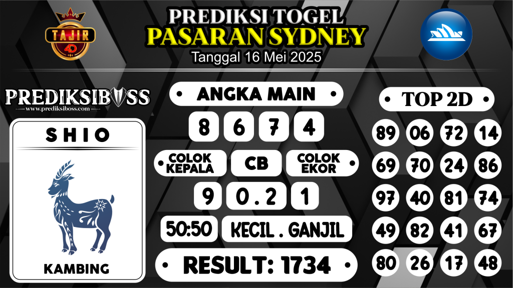 https://prediksibossquarto.com/prediksi-boss-togel-sidney-jumat-16-mei-2025/