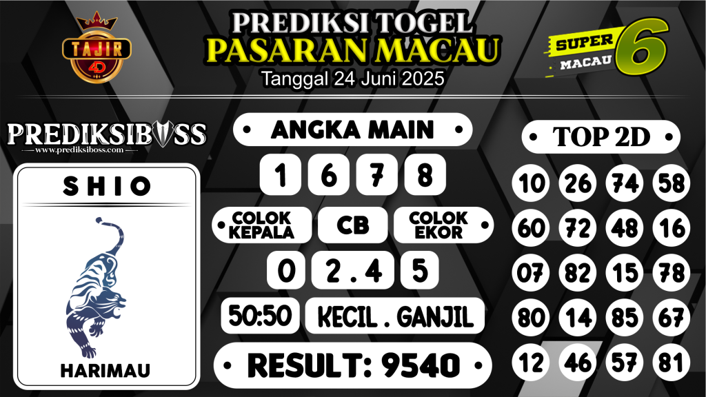 https://prediksibossquarto.com/prediksi-boss-togel-macau-selasa-24-juni-2025/