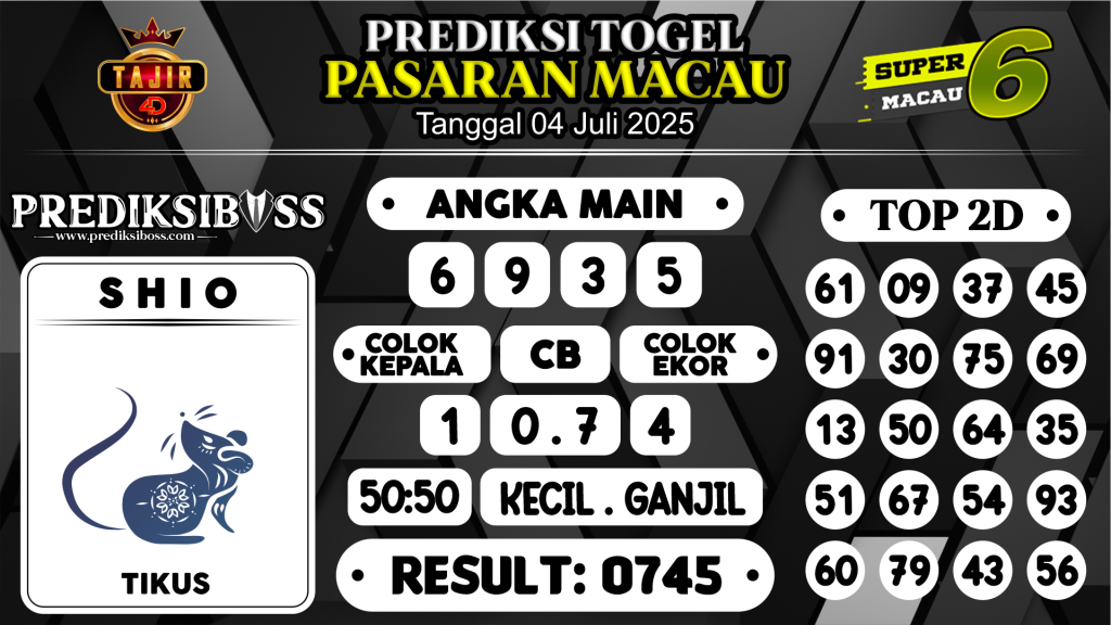 https://prediksibossquarto.com/prediksi-boss-togel-macau-jumat-04-juli-2025/