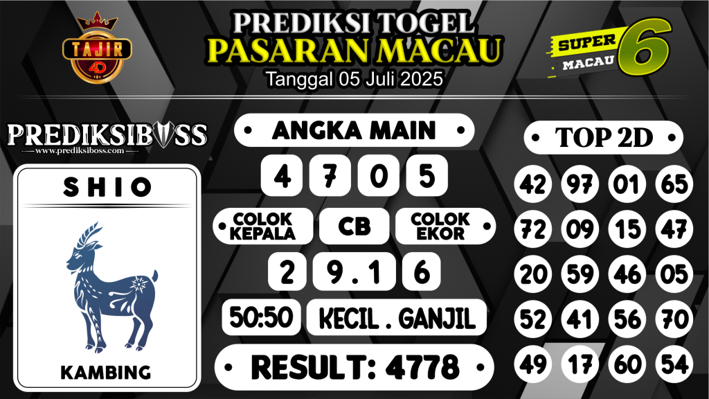 https://prediksibossquarto.com/prediksi-boss-togel-macau-sabtu-05-juli-2025/