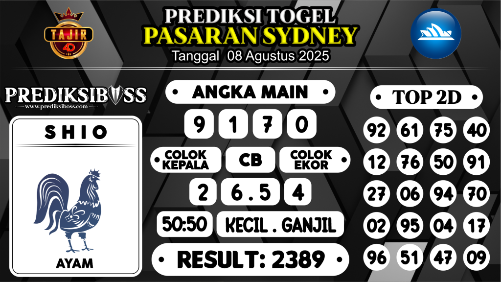 https://prediksibossquarto.com/prediksi-boss-togel-sidney-jumat-08-agustus-2025/